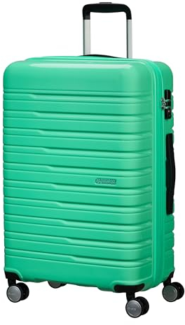 American Tourister Flashline Pop - Spinner M, Expandable Suitcase, 67 cm, 69/75 L, Green (Light Green)