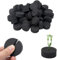 Garten Klon Collars Neopren Klonen Kragen Einsätze Klonhalsbänder Hydroponik Schwämme Atmungsaktiver Schwamm Block DIY Cloner Schaumstoff Einlagen für Hydrokultur, Klon, Pflanze Keimen (60PCS)