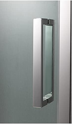 Ensemble de poignées et de poignées de porte de douche en verre de remplacement, boutons de porte de salle de bain pour cabines de douche, finition polie intérieure/extérieure (taille : 500
