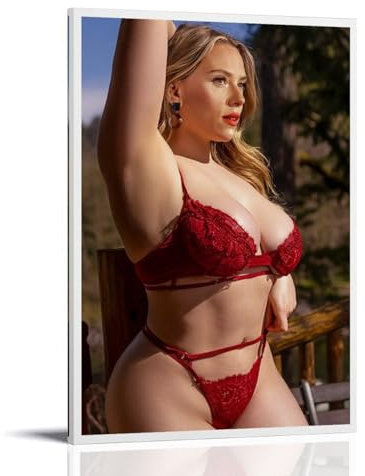 LaFegoude Mia Malkova Poster Dekorative Malerei Leinwand Wandkunst Wohnzimmer Poster Schlafzimmer Malerei,Wandkunst Bilddruck Moderne Familienzimmer Dekor 24x36inch(60x90cm)