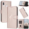 FCAXTIC Coque pour Samsung Galaxy A40, Etui en Cuir PU, Pochette de Portefeuille Coque avec Magnétique pour Galaxy A40, Or Rose