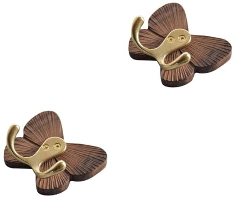 ANDRESLAD 2 Pz Appendiabiti a Farfalla Gancio a Farfalla Ganci Per Asciugamani Ganci Da Parete Per Cappelli Gancio Appendiabiti Da Parete Ganci Per Impieghi Gravosi Porta Asciugamani Metallo