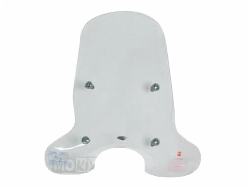 Windschild Windschutzscheibe 750 mm passend für Vespa ET2 ET4 50 125cc – inkl. Montagesatz – FACO Scheibe mit 12 mm Stahlhalterung – Acrylglas klar