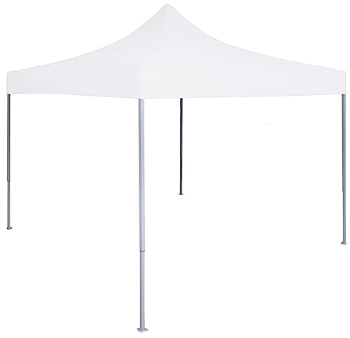 Profi Partyzelt klappbar 3x3m Stahl weiß