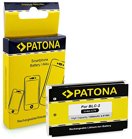 PATONA Batterie Rechange pour Nokia BLC-1, BLC1, BLC-2, BLC2, BMC-3, BMC3 Batteries Compatible avec Nokia 1220, 2260, 3320, 3410, 3510, 3586, 6650, 6810