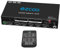 HDMI Matrix 4x2 4K 60Hz HDR Vision Atmos EDID Scaler Switch - Scale 4K 1080P, Firmware Upgrade HDCP 2.2 HDMI 2.0 Matrix 4 in 2 Out 18 Gbps, RS232, IR EXT.