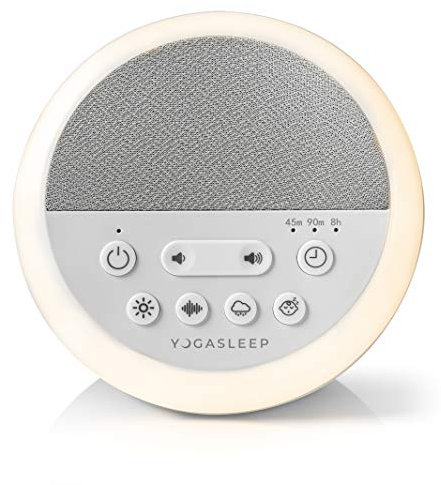 Yogasleep Nod White Noise Sound Machine, mit Nachtlicht und Sleep-Timer, 20 Soundoptionen, Schlaflieder und Naturgeräusche, für Babys und Erwachsene, Geräuschunterdrückung für Privatsphäre im Büro