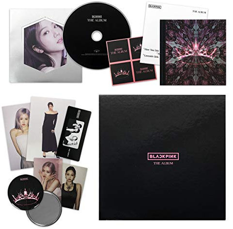 SHINSHIN THE ALBUM [ VERSION #3 ] - BLACKPINK 1st Full Album CD + Photobook + PostCard Set + Credits Sheet + Lyrics Booklet + Photocards + Postcards + Sticker + FREE GIFT