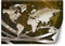 Feeby Papier Peint Intisse Continents Abstrait 300x210 cm vert Moderne Panoramique XXL Photo Mural Muraux Chambre Bureau Salle Carte Du Monde Grille Perles