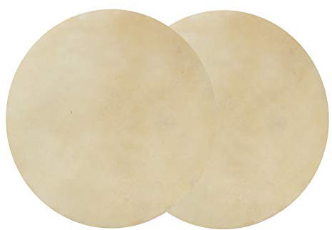 Trommelfell , Kunstbüffelleder Bongo Trommelfell Clear Sound 2 Stück Trommelfell für Bongo Drums(8 , 5 Zoll)