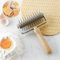 Stainless Steel Pizza Dough Docker Roller,Pizza Dough Roller Docker with Wood Handle, Pizza Bread Pin Puncher Pizza Wheel for Pizza Cookie Cake Pie Pastry Bread