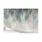 decomonkey Fototapete Feder Abstrakt 450x315 cm Tapete Fototapeten Vlies Tapeten Vliestapete Wandtapete moderne Wand Wandbild Schlafzimmer Wohnzimmer Deko Modern Stein Beton grau beige türkis