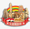 Orlybar Luxor Kühlschrankmagnet, Ägypten, Holzkollektion, 3D-Holz, handgefertigt, Reise, Stadt, Souvenirs, Kühlschrankmagnet, Heimdekoration, Geschenk, 800 Stück