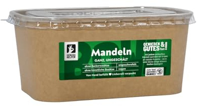 Bremer Gewürzhandel Mandeln, natur, Nüsse ganz und ungeschält, 500g