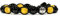 clorophilla. Fußball-Armband Deutschland-Mannschaften Bundesliga-Fan verstellbar – Unisex – widerstandsfähig und hochwertig – Schmuck-Geschenk für Fußball-Fans (BVB)