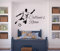Personalised Footballer's Room Wall Sticker Boys/Girls Football Player Wall Sticker Home Decor Personalized Football Gaming Vinyl Decal (W100xH60cm)