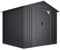Wasabi - Caseta Metálica de Jardín 5,27m2 Light Anthracite – 202x261x202cm - Rejillas Anticondensación – Antracita - Puerta Corredera Doble - Cobertizo de Metal - Almacenaje Exterior