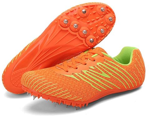 Zeihyeurus Zapatillas De Atletismo Clavos Zapatos con Clavos para Atletismo Unisex Spikes Atletismo para Pista Zapatos con Clavos Atletismo Resistencia Al Desgaste para Entrenamiento De CompeticióN