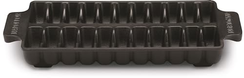 Napoleon 67734 Lot de 22 Bols en Fonte pour Grandes crevettes Jumbo, Dimensions : 33,5 x 16 x 6 cm, Noir
