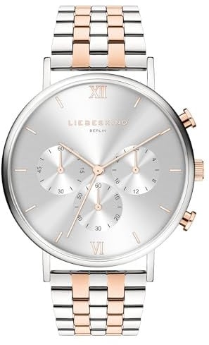 Liebeskind Berlin Damen Analog Armbanduhr mit Quarzwerk aus Edelstahl