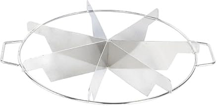 Tranche à Gâteau Ronde et Trancheuse à Tarte, Pâtisserie Slicer, Marqueur de Portions de Gâteau, Coupe 6/7/8, Outil de Tranchage de Gâteau Antirouille, Séparateur de Gâteau pour Cuisine, 7 Tranches