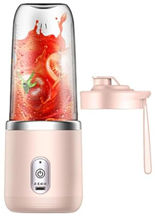 WBRSybUK Licuadora para Batidos, Licuadora para Batidos Y Licuados, Taza Exprimidora De Verduras, Licuadora Y Molinillo Personal Combinados para Cocina, Receta Nutritiva,Pink