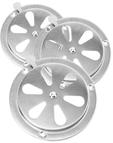 SOLUSTRE 3stücke Luftventil Für BBQ Smoker Einstellbare Abluftöffnungen Für Grill Und Ofen Kompatibel Mit Wohnmobilen Und Yachten Einfache Installation Optimierte Luftzirkulation