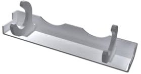1x Heizkörper Kunststoffecke 152mm lang passend für Kermi f. Typ 33, ZA00530002/ 152mm Baulänge