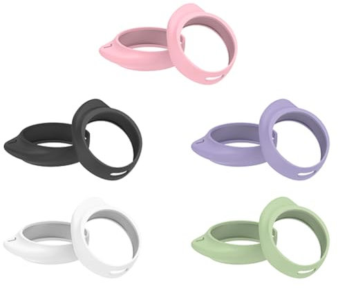 Generic Juego de 5 pares de almohadillas de repuesto antideslizantes de silicona suave, accesorios para Samsung Buds FE 2023