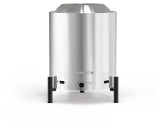 CREATE/FIRE Pit COMPACT/Outdoor-Tischfeuerstelle für Pellets Edelstahl/Rauchfrei, 1,5 kW, einstellbare Flamme, leicht zu transportieren