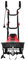 FANTASK 1200W Elektro Bodenhacke Rot, Garten Motorhacke elektrisch mit Schutzschalter, Bodenfräse Gartenfräse Gartenhacke 22cm Arbeitstiefe und 35cm Arbeitsbreite