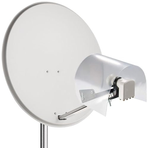 [ Test SEHR GUT, Note 1.2 *] GSS LNB Wetterschutzkappe für 1 LNB, LMB Wetterschutz Haube Wetterschutzhaube, Schutz vor Hagel Schnee Regen, LMB Schutzhaube für Satellitenschüssel, Abdeckung Kappe