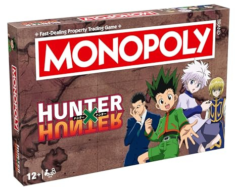 Winning Moves Hunter x Hunter Monopoly classic board game perfect for 2–6 players and makes a great gift for fans aged 12 and up