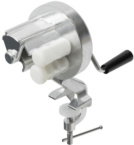 POTYYH Cavatelli Maker Maschine, Manuell Pasta Maschine Nudelmaschine mit Handkurbel und Tischklemme Hand Gnocchi Nudelpresse für Haushalten Restaurants