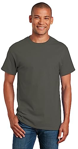 Gildan Men's Ultra Cotton Tee Extended Sizes, Olive, XX-Large