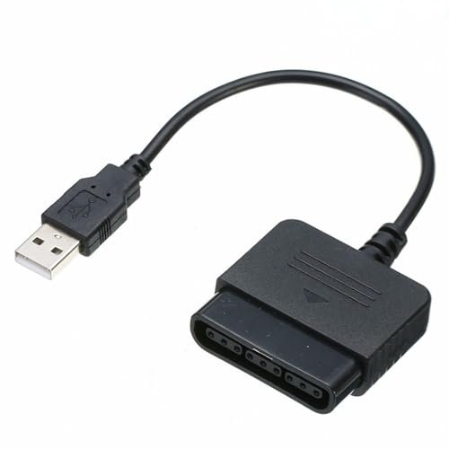 GAOHOU USB Controller Adapter Kabel Kabel für PlayStation PS2 bis PS3 PC