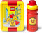 Room Copenhagen Juego de Almuerzo Lego niña, Roja/Amarilla, talla única