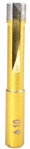 KATUR 10mm Dia Sega a tazza diamantata Punta per carotaggio diamantata, Sega a tazza per muratura Fresa a tazza per gres porcellanato per marmo, vetro, ardesia, ceramica, granito