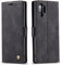 QLTYPRI Case for Samsung Galaxy Note 10 Plus, Vintage PU Leather Wallet Case [Card Slot] [Kickstand] [Magnetic Closure] Shockproof Flip Cover Compatible with Samsung Galaxy Note 10 Plus - Black