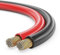 sonero® 50 Meter 2x4,00mm² CCA Lautsprecherkabel / Boxenkabel, Farbe: rot/schwarz
