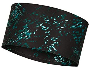 Buff Unisex Speckle CoolNet UV Wide Stirnband, Schwarz, Einheitsgröße EU