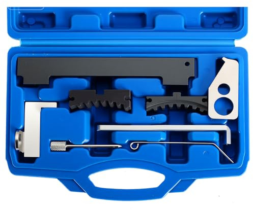 ATPEAM Engine Camshaft Tensioning Locking Alignment Timing Belt Tool Kit Compatible with Chevy Cruze Aveo Alfa Romeo Fiat 16V 1.4 1.6 1.8 en6340 km6340