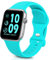 Sichy Cinturino Compatibile con Apple Watch 38mm/40mm /41mm/ 42 mm/44mm/45mm, Cinturini da Polso sostitutivi in Silicone compatibili con iWatch Series7/6/5/4/3/2/1/SE,40mm/38mm S/M,Verde Acqua