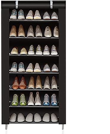FURUIWUFENG schuhregal Mehrschichtige Schuhschrank Vlies Staubdichtes Schuhregal Removable Startseite Platzsparender Stand Halter Entryway Schuh-Organisator schuhschrank