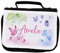 Striefchen® Kinder Mädchen Kulturtasche mit Namensaufdruck Schmetterlinge