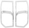 BOROCO Stabilisator Drop Links, Paar Chrome Frontscheinwerfer Lampenabdeckung Trim Blenden Ersatz für HIACE 2011-201