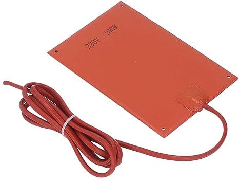 Silikonkautschuk-Heizmatte, Heizplatte für Ölwannen, Silikonkautschuk für Kaltes Wetter, 220 V, 100 W