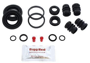 Bigg Red - Brake Caliper Seal Repair Kit- Compatible with, Rear Left & Right