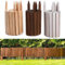 Rollborder Rasenkante Holzzaun Länge 200cm Beeteinfassung Palisade Beetumrandung Gartenzaun Kiefernholz Umzäunung Steck Zaun Höhe - (20 cm, Natur)