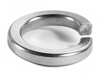 Federringe M6 Verzinkt Stahl - DIN 127 Form B - Federring glatt (Passend zum Gewinde: M6 mm, Menge: 50 St.)